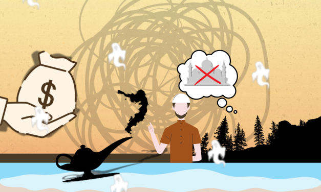 MEMBAYAR JIN MEMBANGUN MASJID